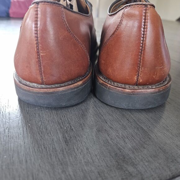 Allen Edmonds Joplin Men's 10.5D Brown Oxford Leather Dress Shoes Lace Up Career - Picture 6 of 9